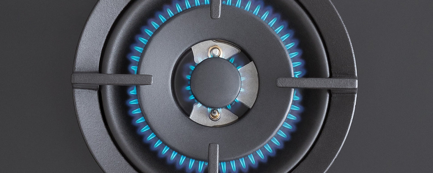 P604LPROGNE gasbrander op glazen kookplaat 60cm Bertazzoni