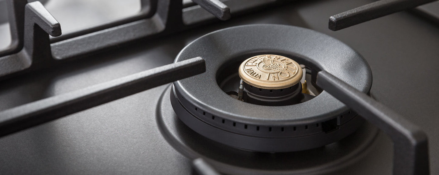 Gaskookplaat 90 cm met krachtige wokbrander van Bertazzoni