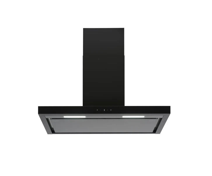 zwarte EVCH9845B Everglades afzuigkap modern design