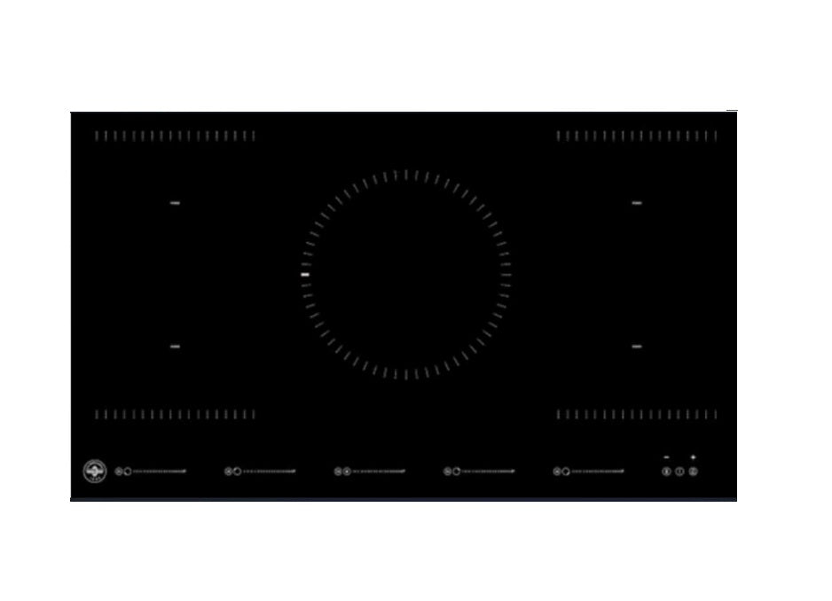 La Germania 90cm inductiekookplaat zwart modern design