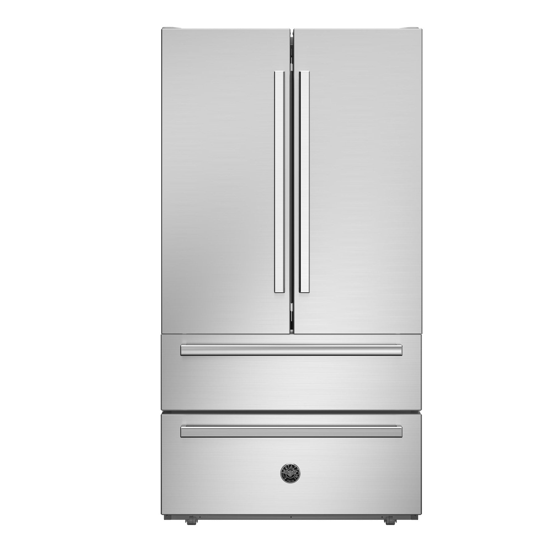 REF904FFNXTC Bertazzoni roestvrijstalen Amerikaanse koelkast with Franse deuren en laden