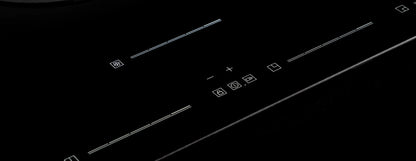 Inductiekookplaat 80 cm Bertazzoni met 4 kookzones, werkbladafzuiging en Multizone-functie