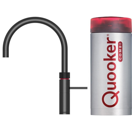Quooker Flex met COMBI boiler 3-in-1-kraan Zwart