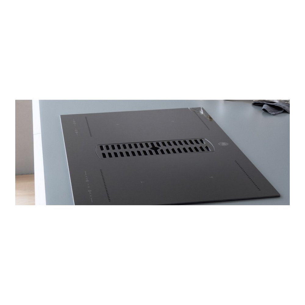 Inductiekookplat met afzuigsysteem Bertazzoni P784ICHNE met 4 kookzones, booster, tiptoets bediening en timer