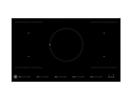 La Germania 90cm inductiekookplaat zwart modern design